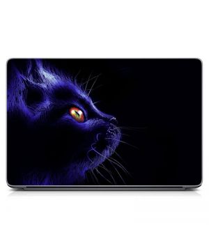 Універсальна наклейка для ноутбука 15.6"-13.3" Кіт Матовий 380х250 мм