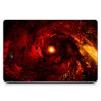 Универсальная наклейка для ноутбука, 13.3"-17.3” 400x260 мм Space red Матовая