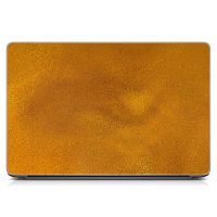 Вінілова наклейка для ноута Золотистий дизайн Матова