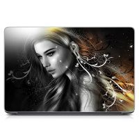 Вінілова наклейка для ноута Красуня Матова