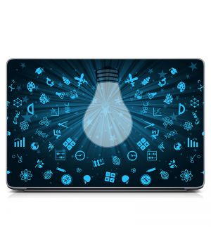 Универсальная наклейка на ноутбук 15.6"-13.3" Лампа Матовая 380х250 мм