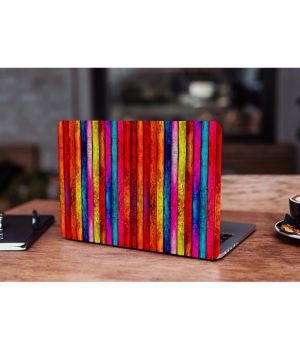 13.3"-15.6" Универсальная наклейка на ноутбук Colorful Wood, 380х250 мм