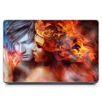 Виниловая наклейка для ноута Пара, любовь Матовая