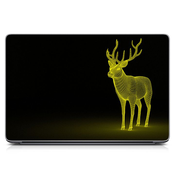 Вінілова наклейка для ноута Deer 3D Матова