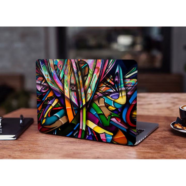 Захисна наліпка на ноутбук універсальна 13.3"-15.6” Bright abstraction 380х250 мм Матова