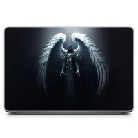 Универсальная наклейка на ноутбук 15.6"-13.3" Death angel Матовая 380х250 мм