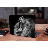 Захисна наліпка на ноутбук універсальна 13.3"-15.6” Wild lions 380х250 мм Матова
