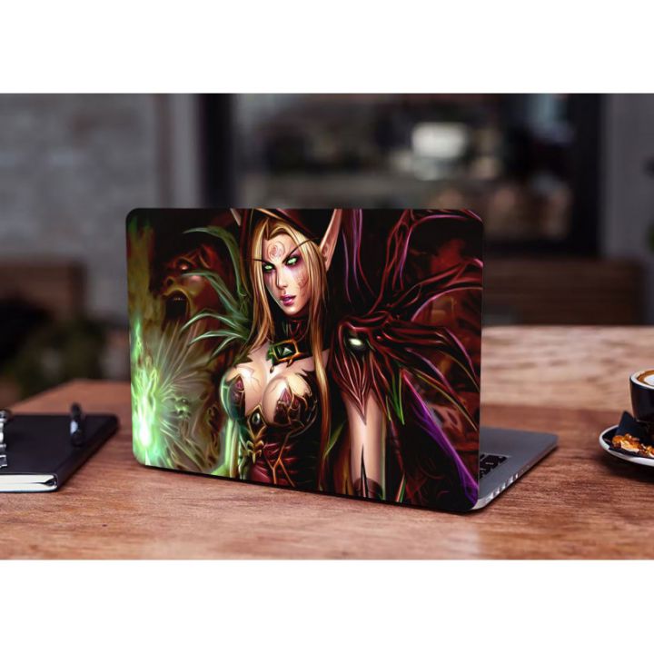 13.3"-15.6” Універсальна наклейка на ноутбук Warcraft fantasy sexy girl, 380х250 мм