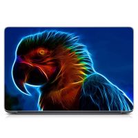 Вінілова наклейка для ноута Папуга Матова