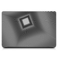 Виниловый стикер на ноутбук Полосы 3Д Матовый