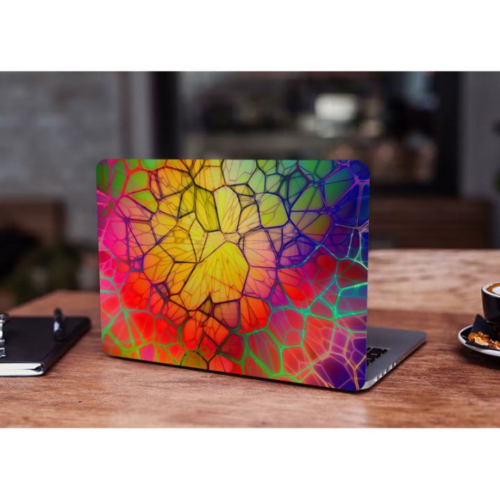 13.3"-15.6" Универсальная наклейка на ноутбук Multicolored Abstract, 380х250 мм