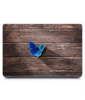 Универсальная наклейка на ноутбук 15.6"-13.3" 3D Бабочка Матовый 380х250 мм