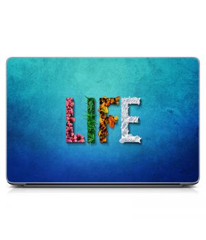 Универсальная наклейка на ноутбук 15.6"-13.3" Life Матовый 380х250 мм