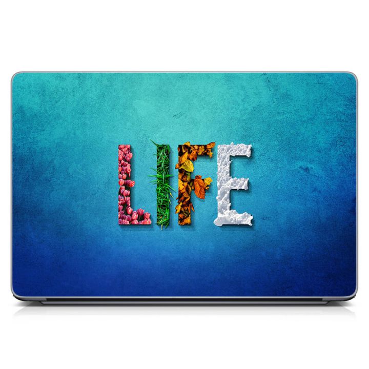 Універсальна наклейка для ноутбука 15.6"-13.3" Life Матовий 380х250 мм