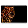 Універсальна наклейка для ноутбука 15.6"-13.3" Помаранчевий тигр Матова 380х250 мм