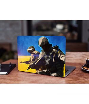 Защитная виниловая наклейка для ноутбука Army of Ukraine 380х250 мм Матовая