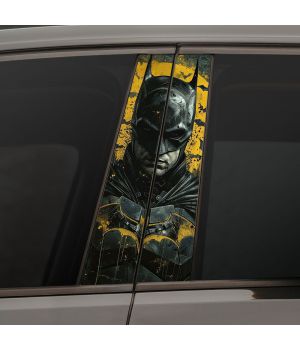 Наклейки на стійки дверей авто - Batman sunset