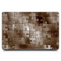 Виниловый стикер для ноутбука Пазлы Матовый