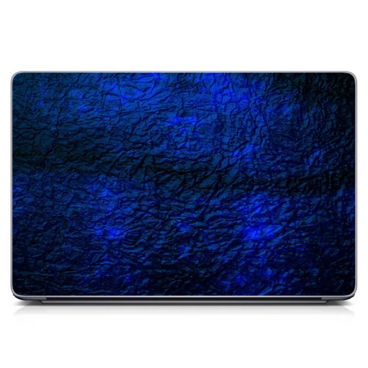 Виниловый стикер для ноутбука Синяя текстура Матовый
