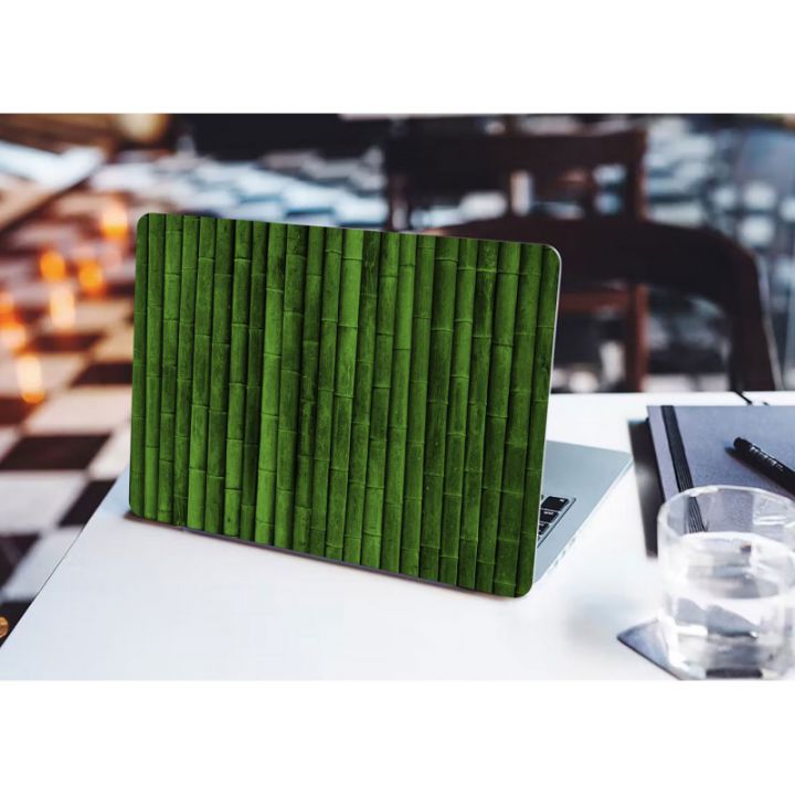 Защитная виниловая наклейка для ноутбука Bamboo wall 380х250 мм Матовая