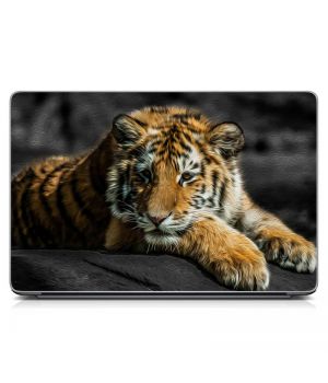 Виниловый стикер для ноутбука Тигр Матовый