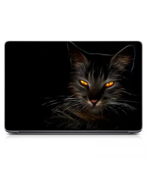 Виниловый стикер на ноутбук Котик Матовый