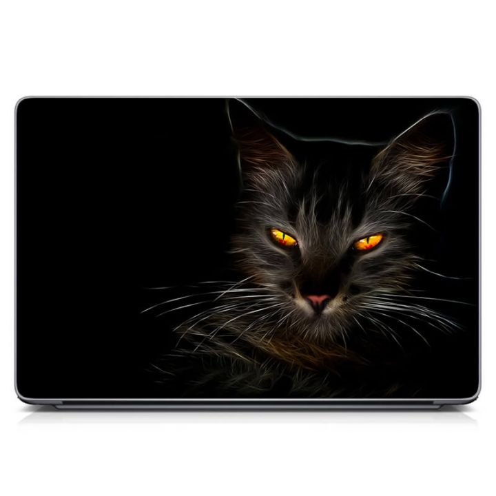 Вінілова наклейка на ноутбук Котик Матовий