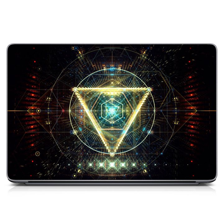 Универсальная наклейка для ноутбука, 13.3"-15.6” 380x250 мм Цифровой мир Матовая