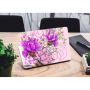 13.3"-15.6” Універсальна наклейка на ноутбук Намальовані рожеві квіти, 380х250 мм
