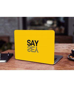 13.3"-15.6" Универсальная наклейка на ноутбук Say Yes, 380х250 мм