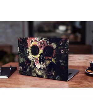 Защитная виниловая наклейка для ноутбука Skull 380х250 мм Матовая