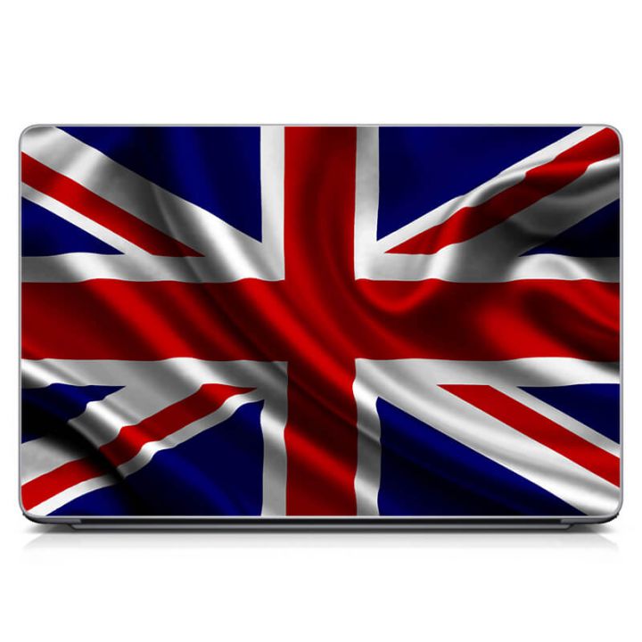 Виниловый стикер для ноутбука Флаг Британии Матовый