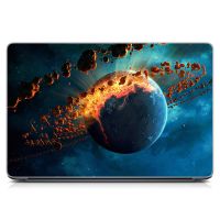 Виниловый стикер для ноутбука Взрыв планеты Матовый