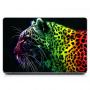 Универсальная наклейка на ноутбук 15.6"-13.3" Разноцветный гепард Матовая 380х250 мм
