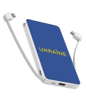 10000 mAh Повербанк украинского производства Powerbank с принтом Ukraine