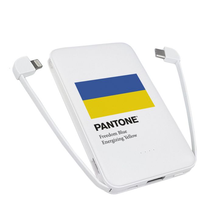 5000 mAh Повербанк украинского производства Powerbank Україна Pantone