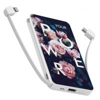 10000 mAh Повербанк украинского производства Powerbank Розы