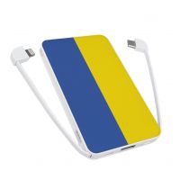 5000 mAh Повербанк украинского производства Powerbank Флаг Украины