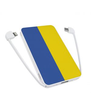 5000 mAh Повербанк українського виробництва Powerbank з принтом Прапор України