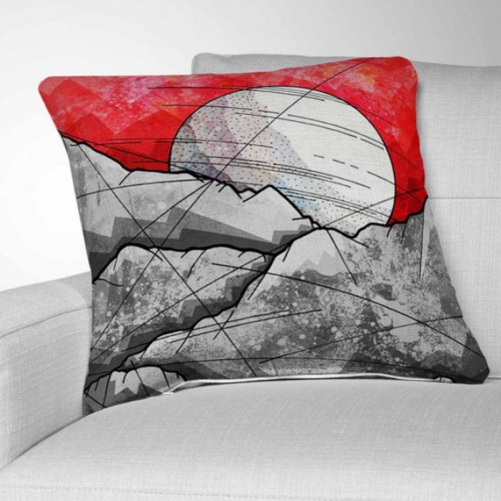 Декоративная подушка с рисунком The Grey Rocks