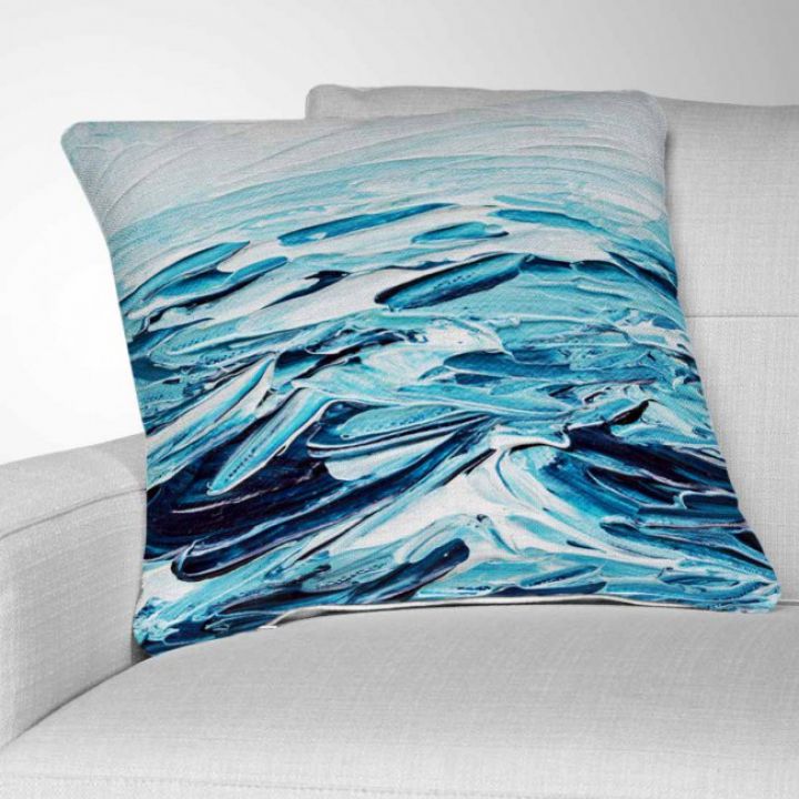 Декоративная подушка с рисунком Tiny Seascape