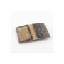 Чехол для ID паспорта с кардхолдером из экокожи стильная Коррозия металла