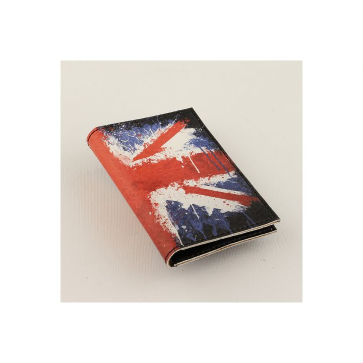 Чехол для ID паспорта с кардхолдером из экокожи стильная Британский флаг