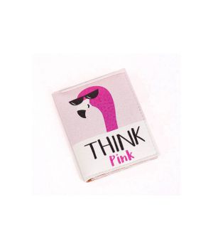 Чехол для ID паспорта с кардхолдером из экокожи стильная Think Pink