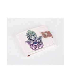 Стильний гаманець кошельок з принтом в два складання недорогий Koshelek51