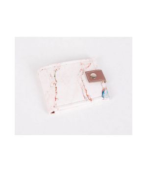 Стильний гаманець кошельок з принтом в два складання недорогий Koshelek52