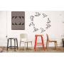Интерьерная виниловая наклейка на стену Оригами птицы