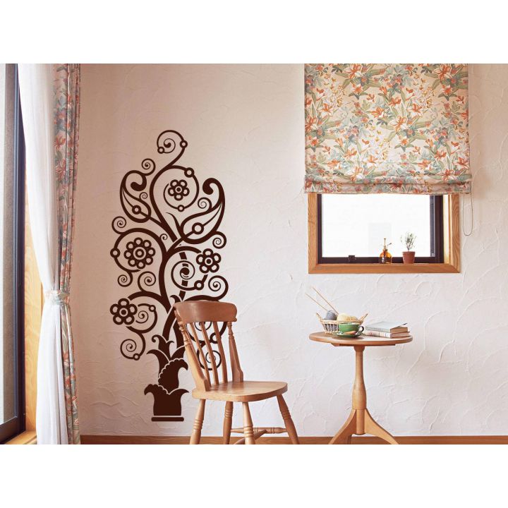 Виниловая наклейка на стену  Алое - Вера