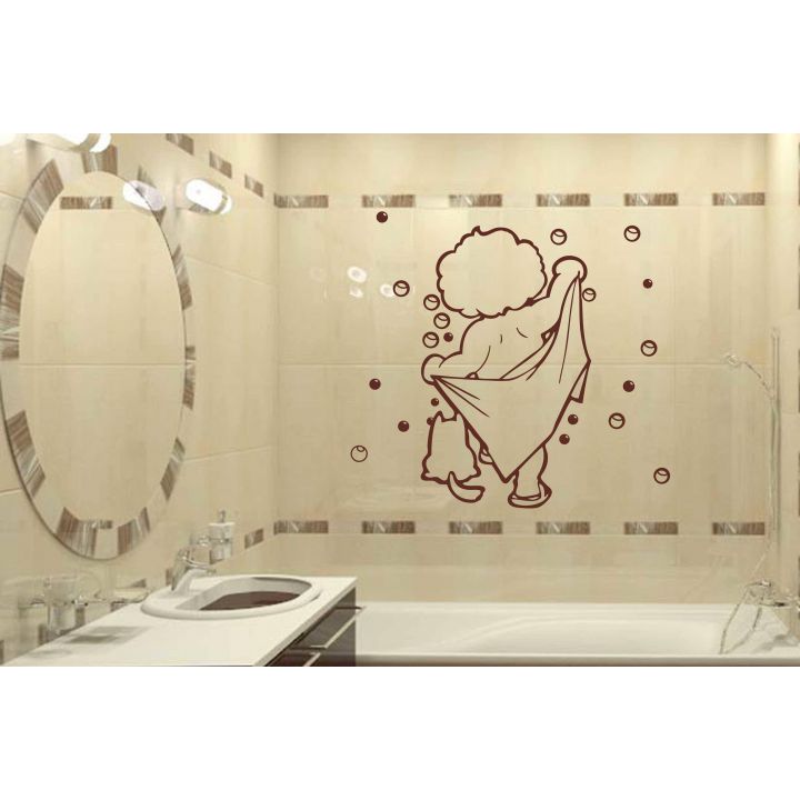 Детские виниловые наклейки в ванную комнату для купания Веселое купание