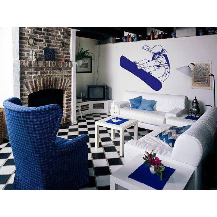 Наклейки сноуборд Сноубордер